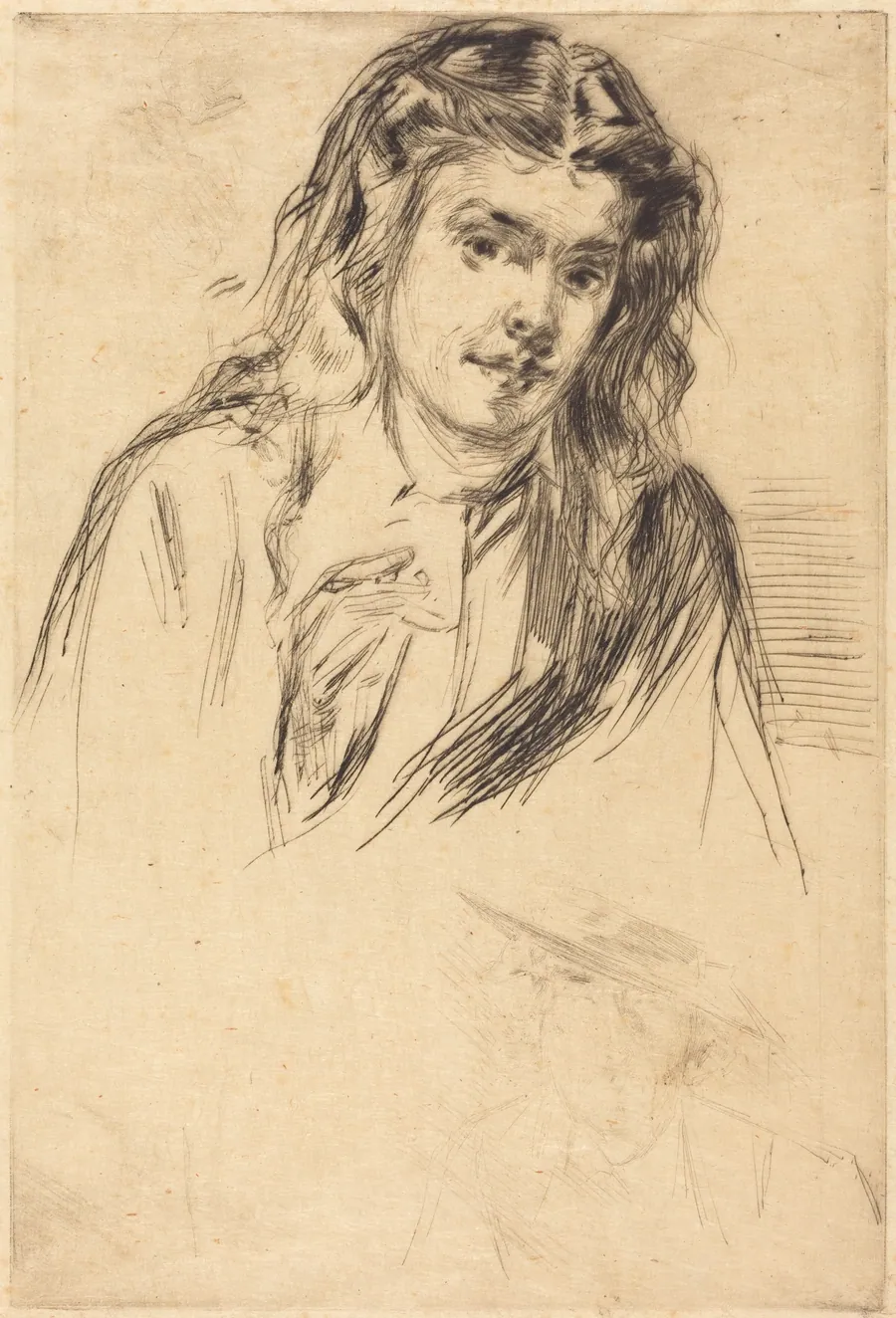 Fumette's Bent Head by James McNeill Whistler