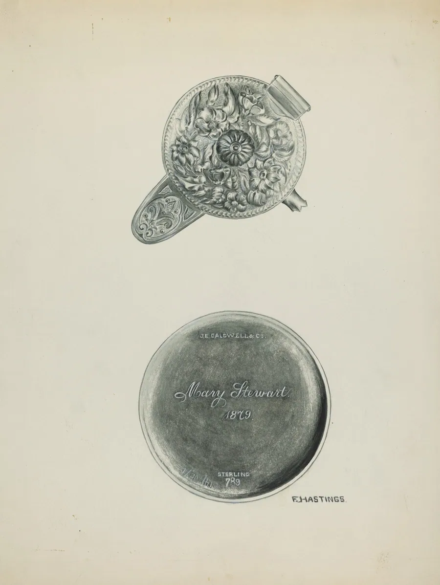 Silver Chocolate Pot by Florence Hastings