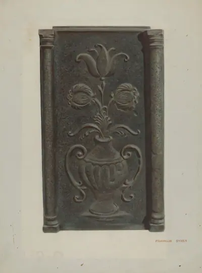Pa. German Stove Plate