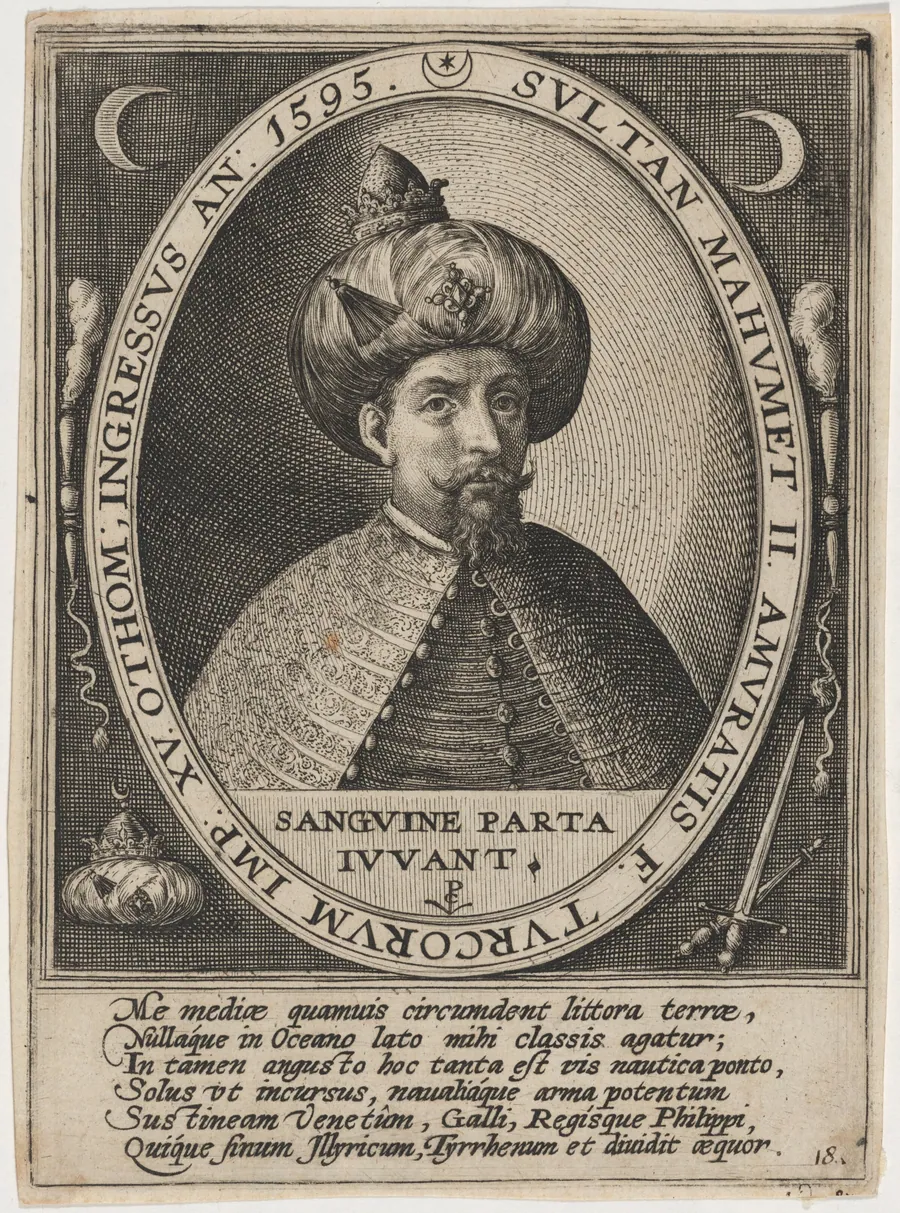 Mehmed II, Sultan of Turkey by Crispijn van de Passe I