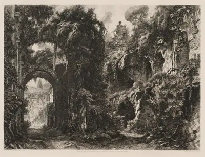 Ruins of the House of Septimius Severus on the Palatine (Rovine della casa di S.S. sul Palatino )