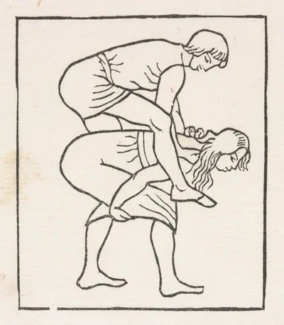 Daphnis and Chloe: Daphnis Puts the Apple into Chloe's Bosom
