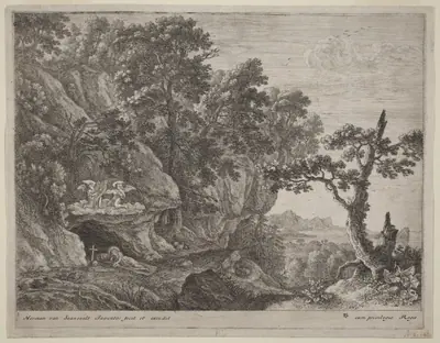 The Repentant Magdalene in a Landscape