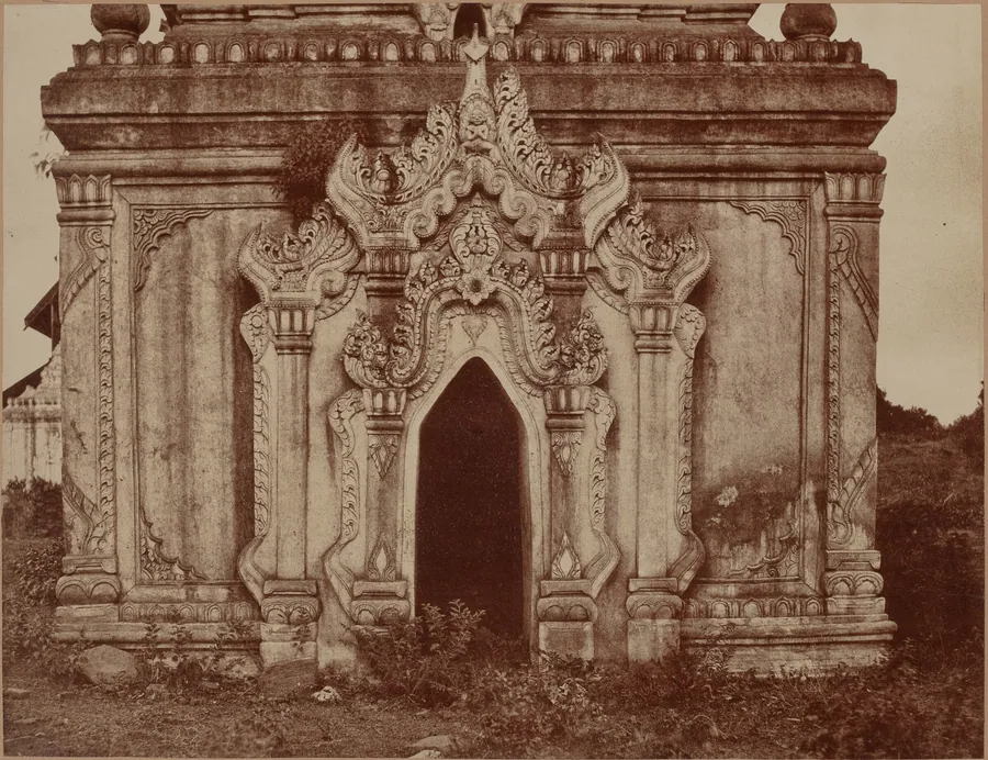 Tsagain Myo: Doorway of a Small Pagoda by Linnaeus Tripe