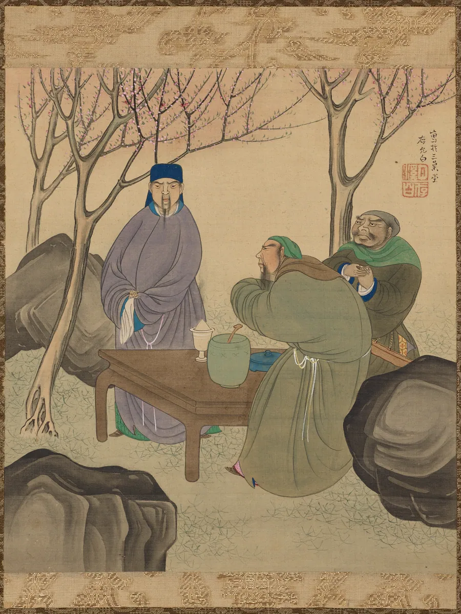 Oath of the Peach Garden, from Romance of the Three Kingdoms by Matsumura Goshun