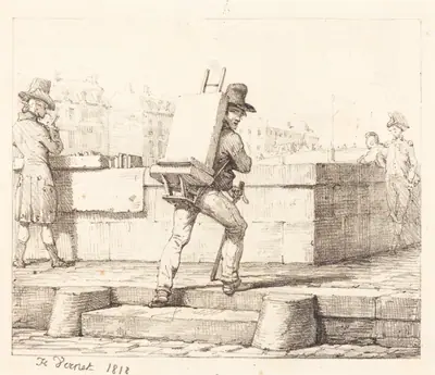 Frontispiece for the portfolio "Croquis Lithographiques par H. Vernet"