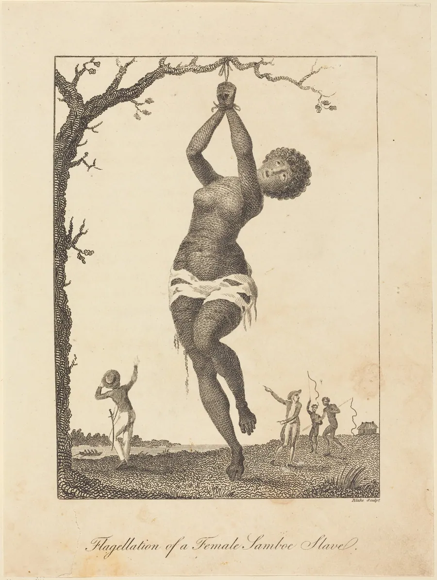 Flagellation of a Female Samboe Slave by William Blake