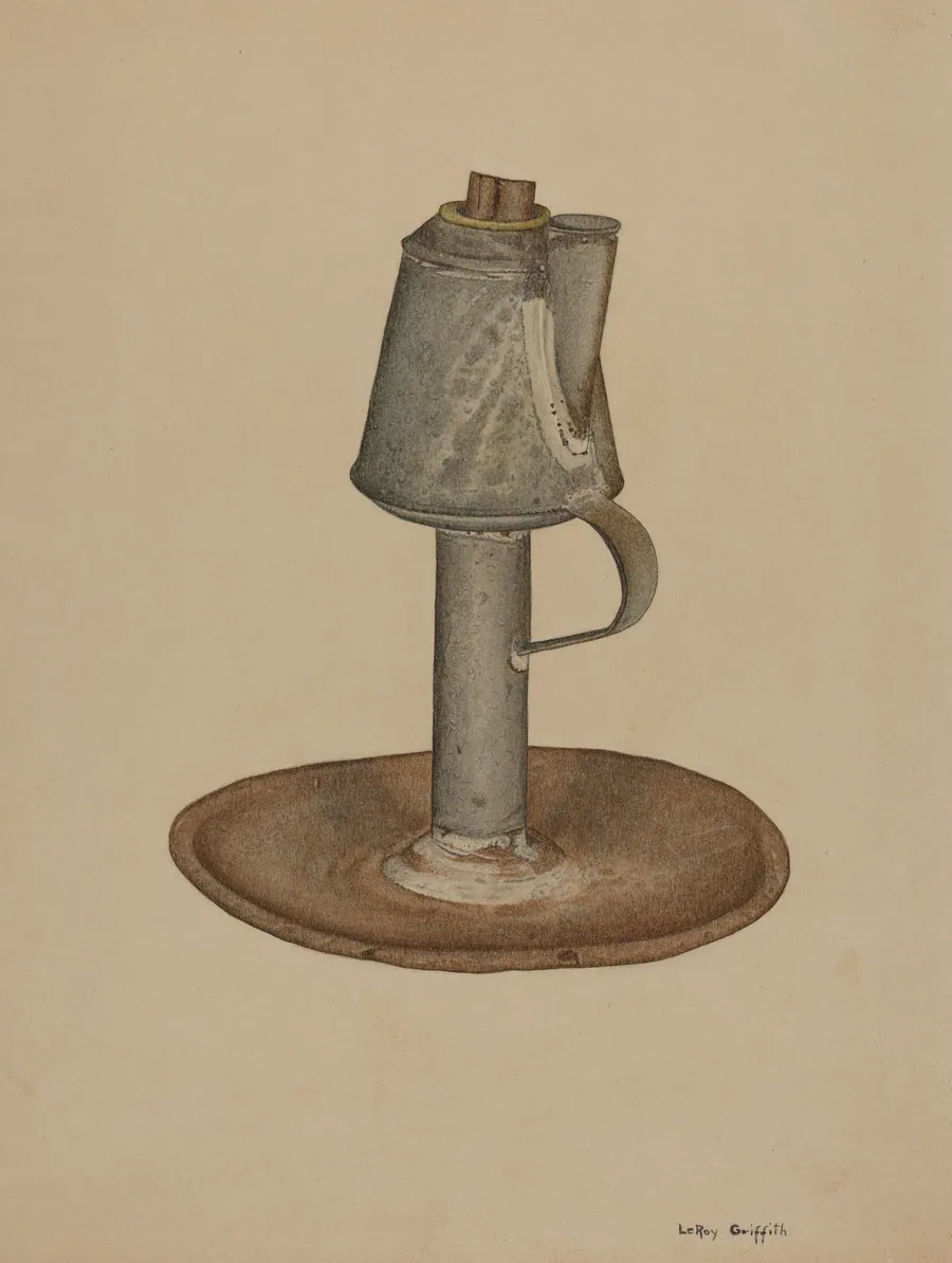 Camphene Lamp by LeRoy Griffith