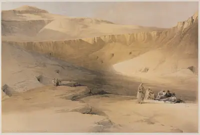 Egypt and Nubia, Volume II: Entrance to the Tombs of the Kings of Thebes, Bab-El-Malouk