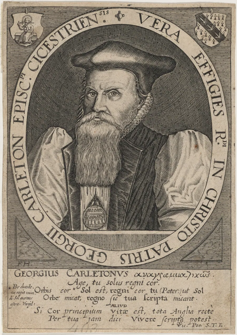 George Carleton, Bishop of Cheschester by Frederik van Hulsen