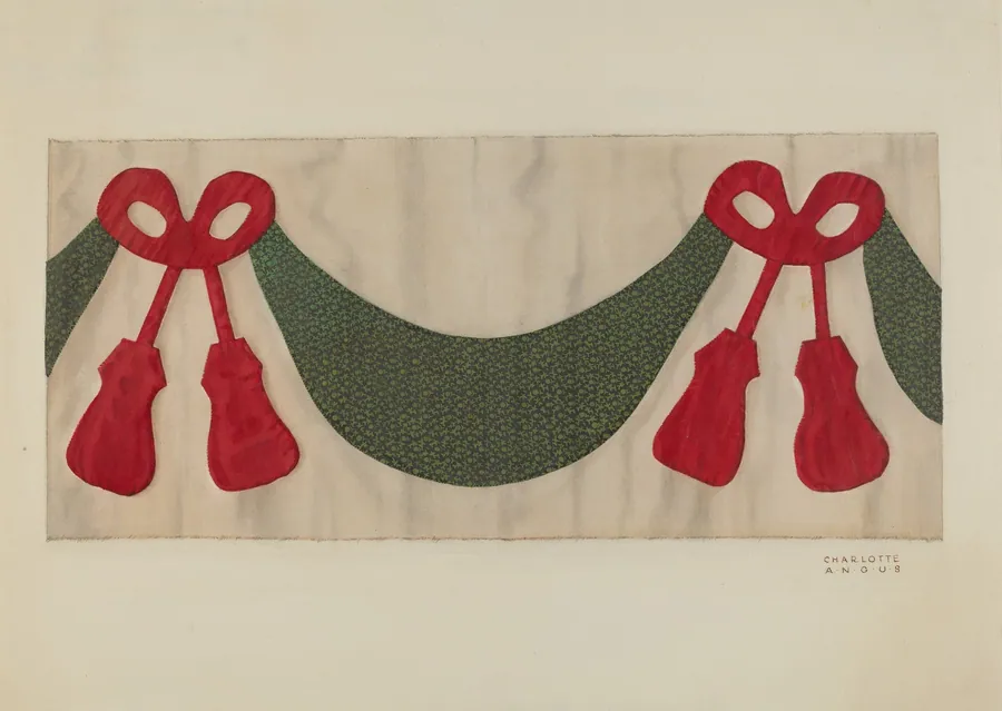 Valance for Tester by Charlotte Angus
