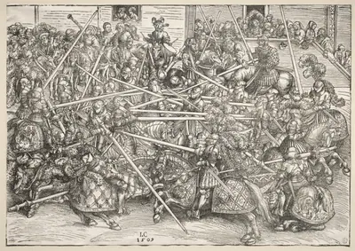 The Tournament with lances
