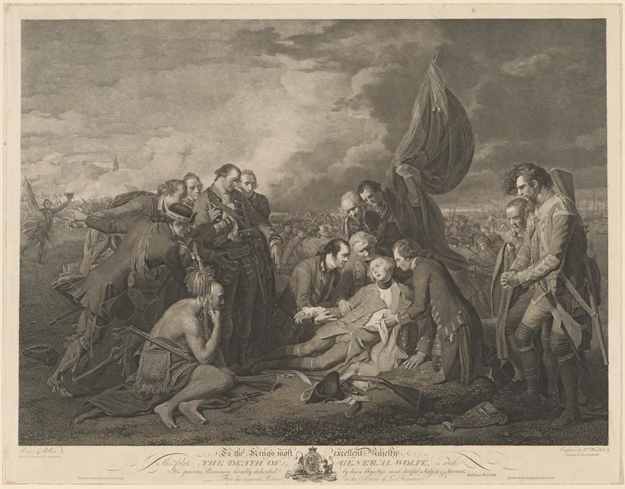 The Death of General Wolf by William Woollett