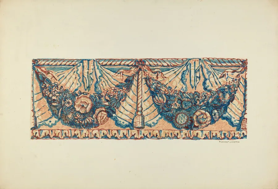 Wall Paper Border by Frances Lichten
