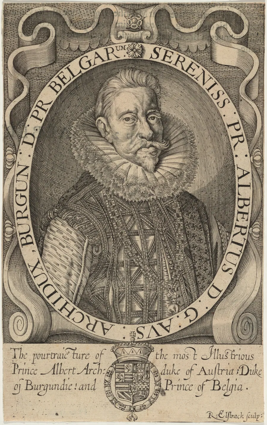 Albert, Archduke of Austria by Renold Elstrack