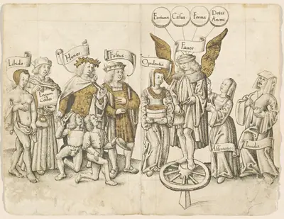 A Dialogue on Human Favor (recto) [fol. 15 verso / 16 recto]