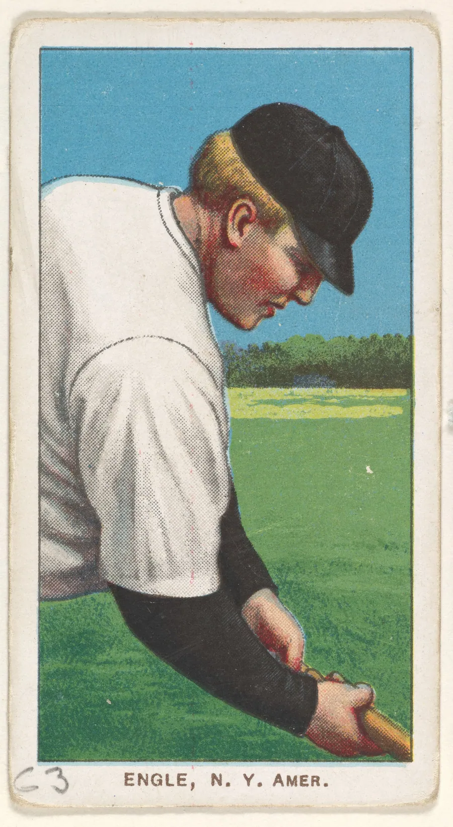 Engle, New York, American League, from the White Border series (T206) for the American Tobacco Company by American Tobacco Company
