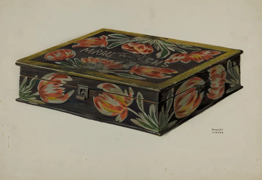 Pa. German Box by Frances Lichten