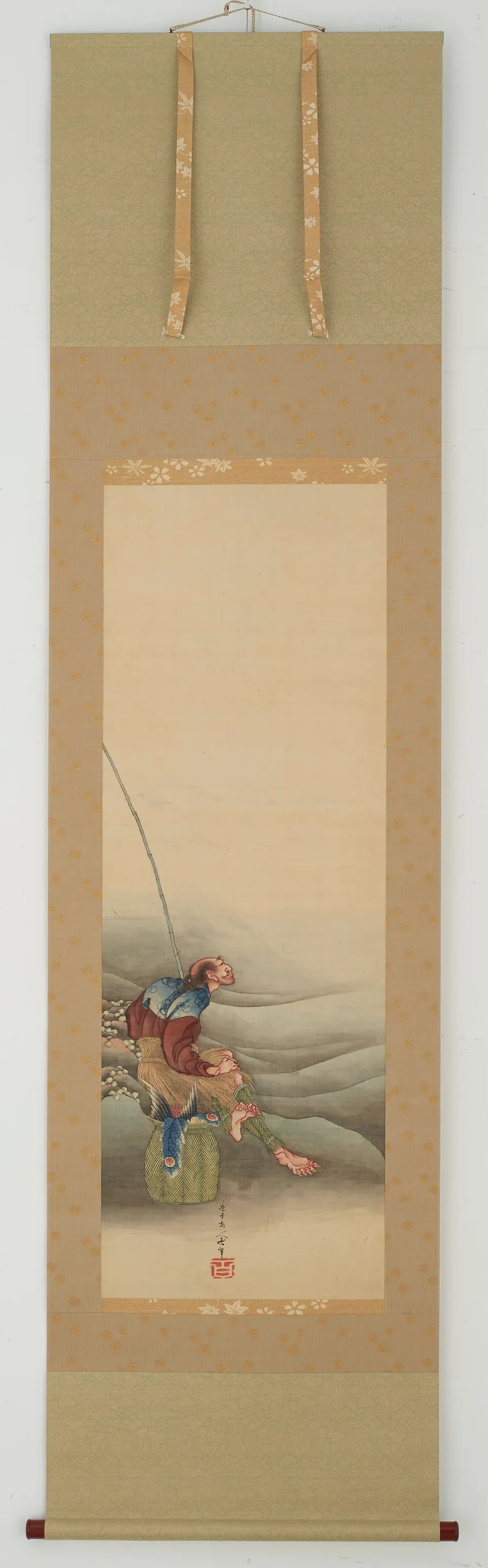 Fisherman by Katsushika Hokusai 葛飾北斎 (1760-1849)