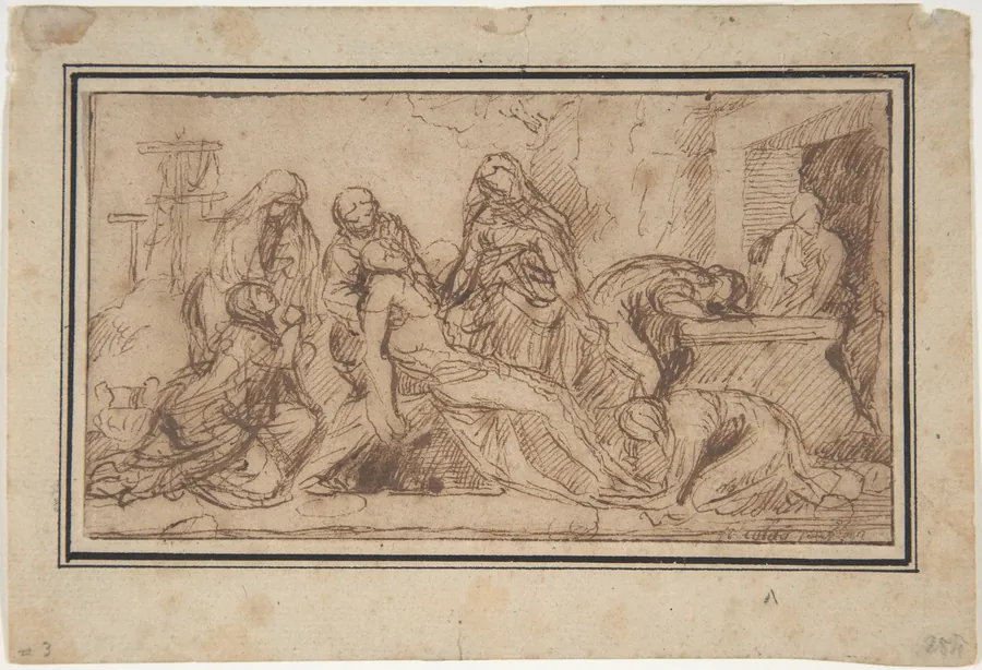 The Entombment by Nicolas Poussin