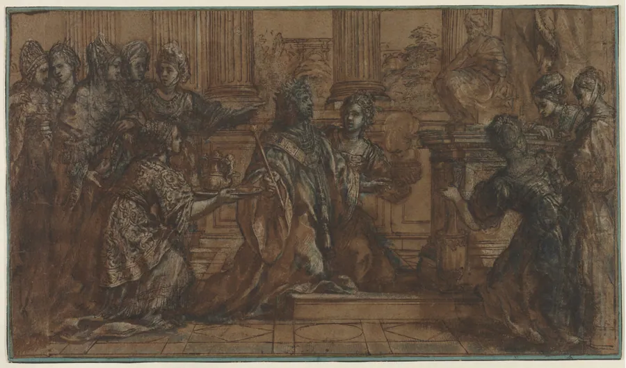 The Idolatry of Solomon by Pietro da Cortona