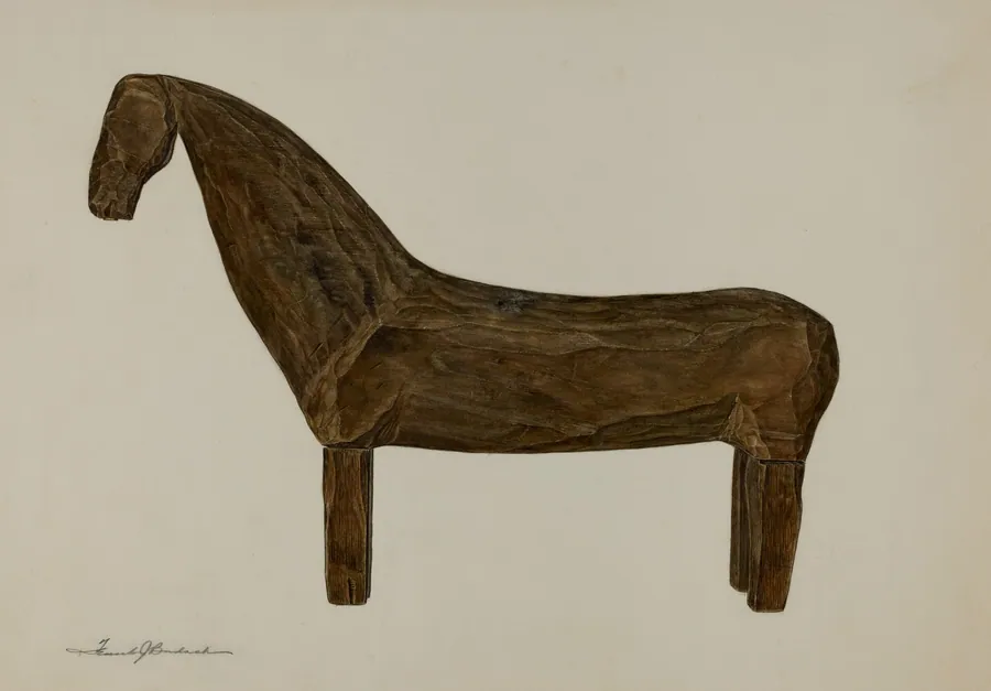 Toy Horse by Frank Budash
