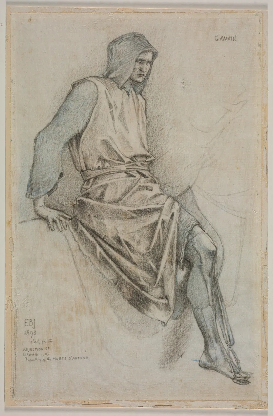 Study for the Failure of Gawain from the Holy Grail Tapestries by Edward Burne-Jones