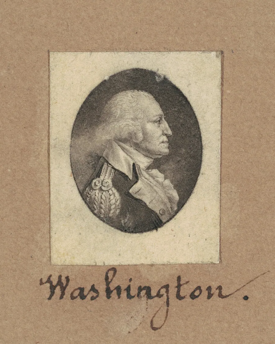 George Washington by Charles B. J. Févret de Saint-Mémin