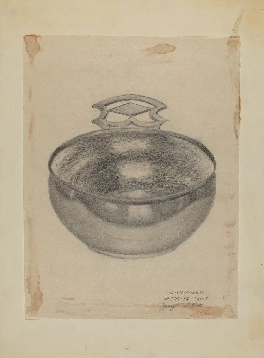 Silver Porringer by Joseph Leboit