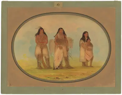 Four Kiowa Indians