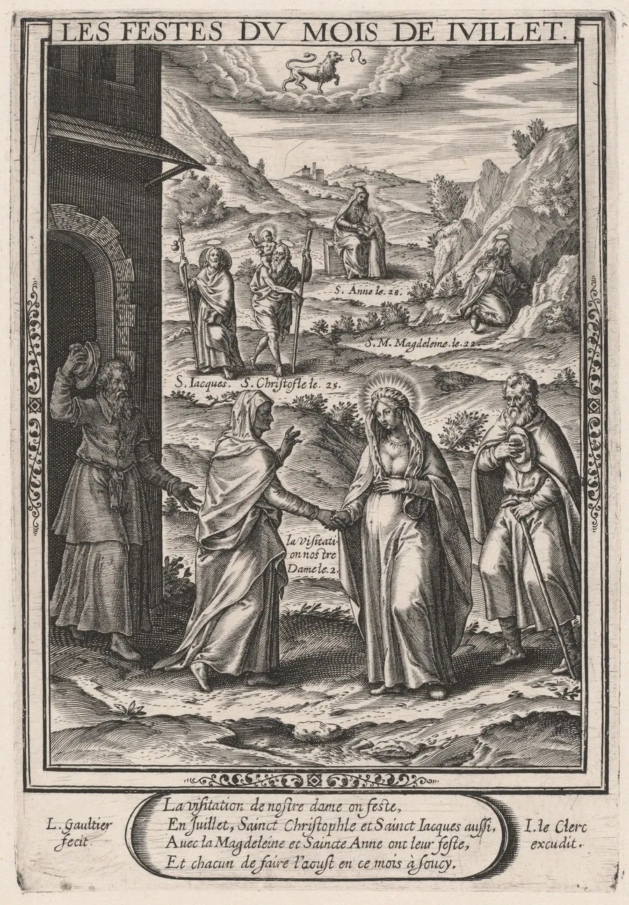 Les Festes du mois de Juillet (July: The Visitation) by Léonard Gaultier