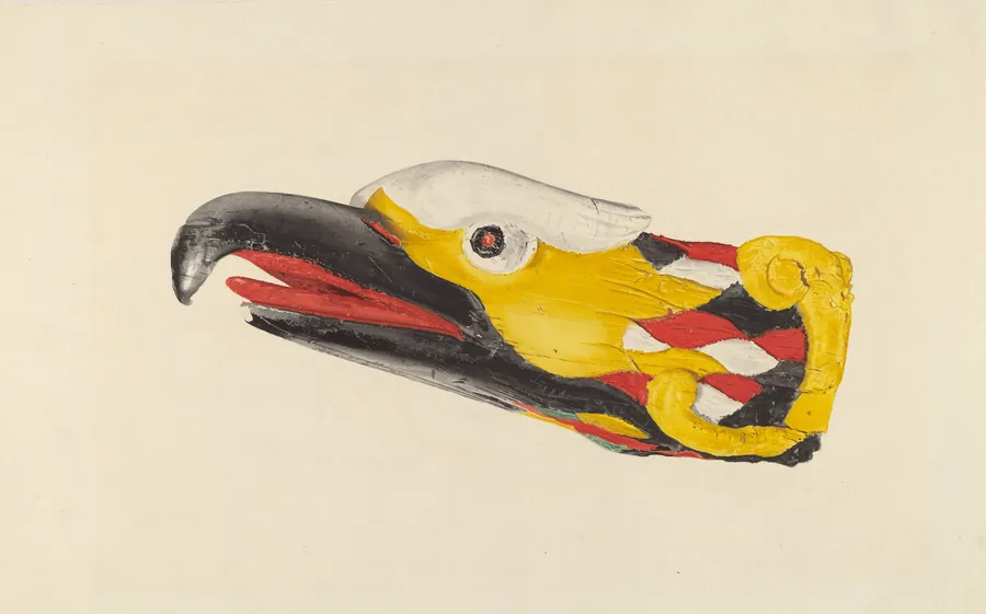 Billet Head: Eagle by Dorothy Van Dunker