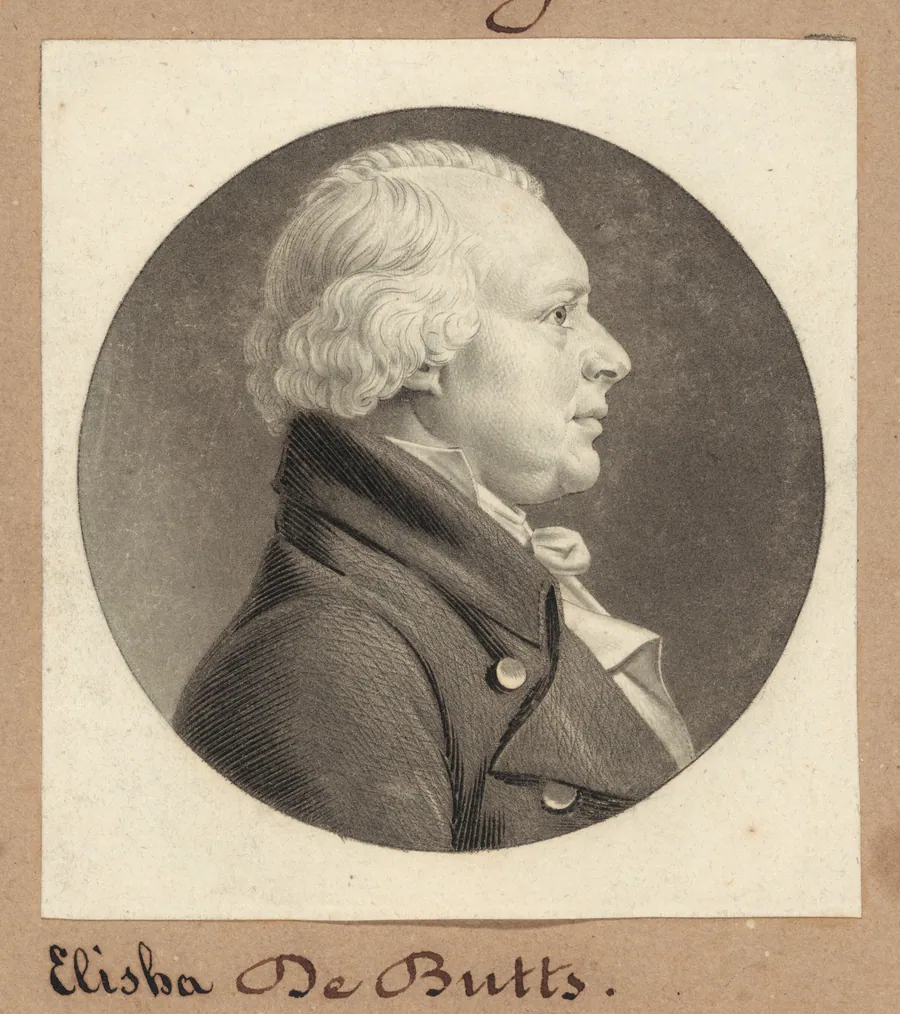 Samuel DeButts by Charles B. J. Févret de Saint-Mémin
