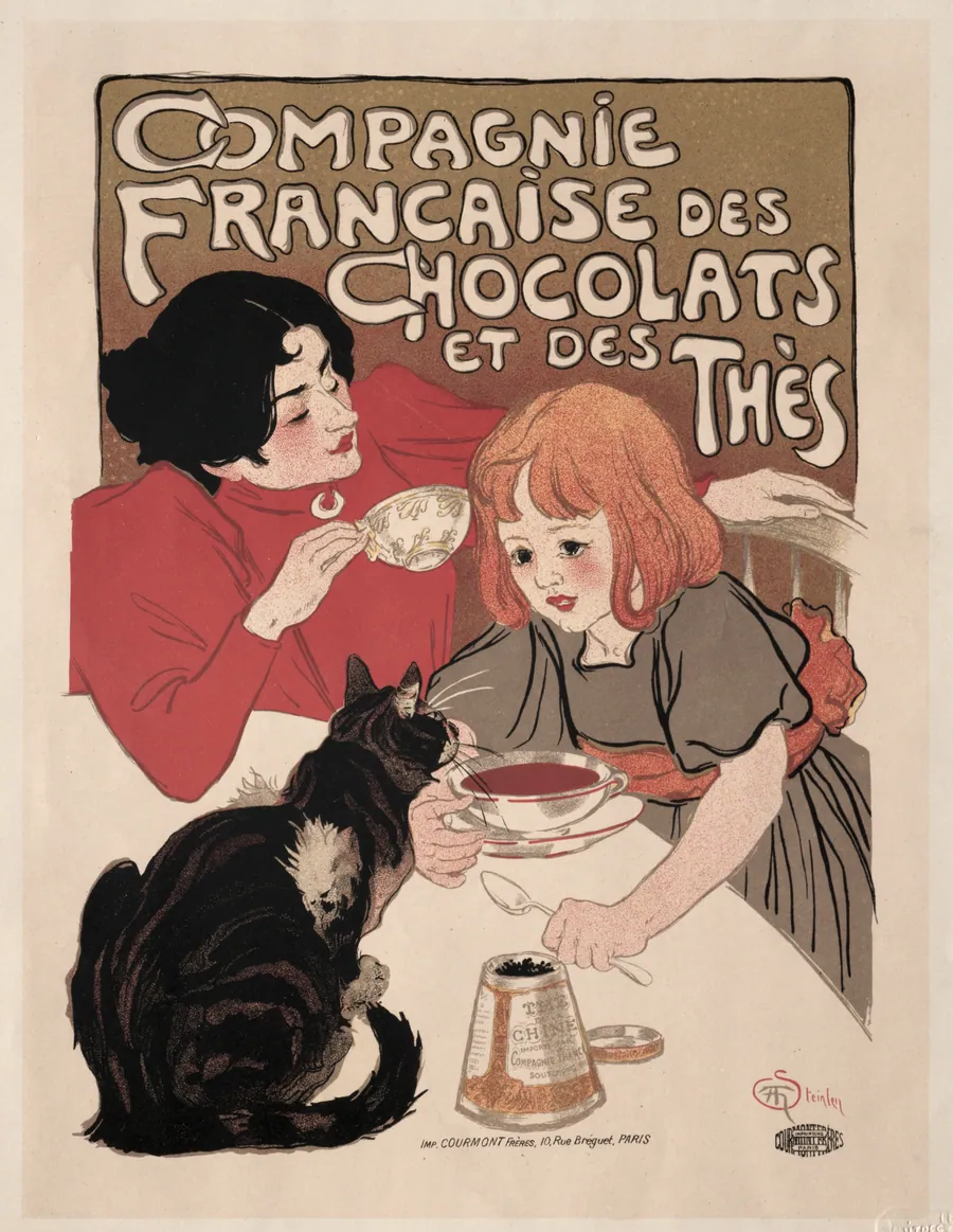 Compagnie Française des Chocolate et des Thés by Théophile Alexandre Steinlen