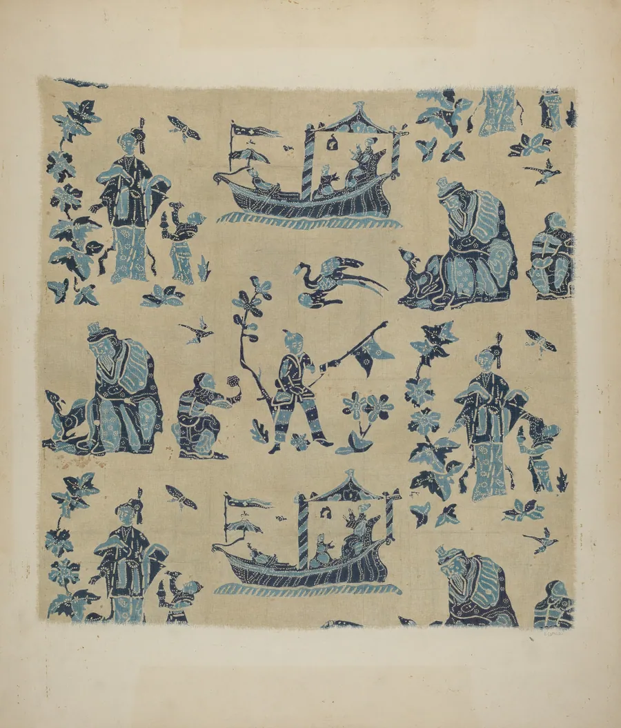 Printed Cotton by Ernest Capaldo
