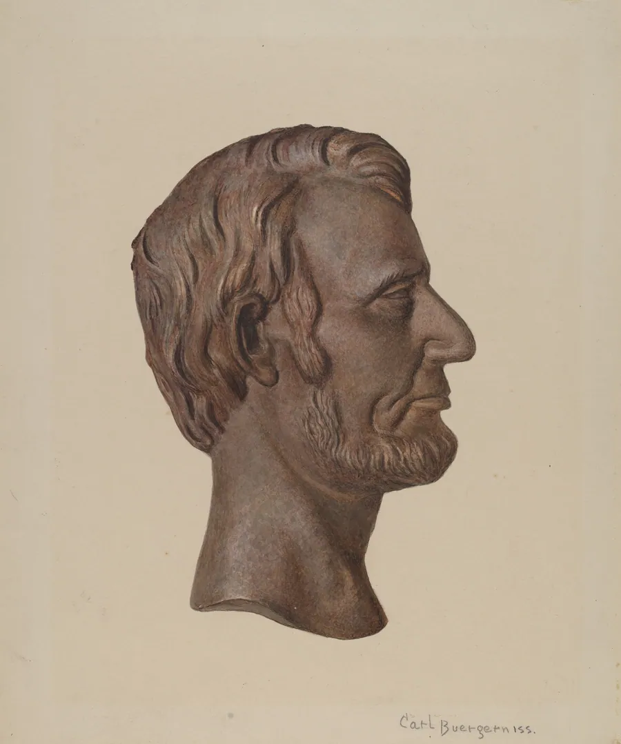 Cast Iron Abraham Lincoln by Carl Buergerniss