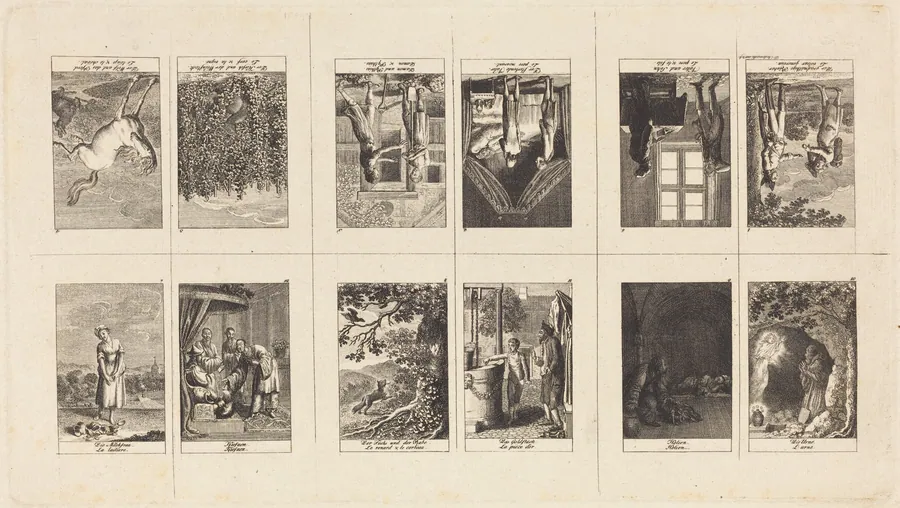 Illustrations to Fables & Tales by Gellert, Gleim, Hagedorn, Lichtwer and Pfeffel by Daniel Nikolaus Chodowiecki