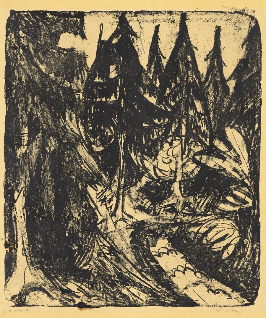 Taunus Firs by Ernst Ludwig Kirchner