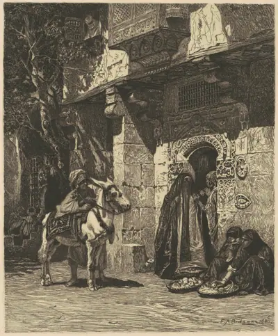 A Lady of Cairo Visiting