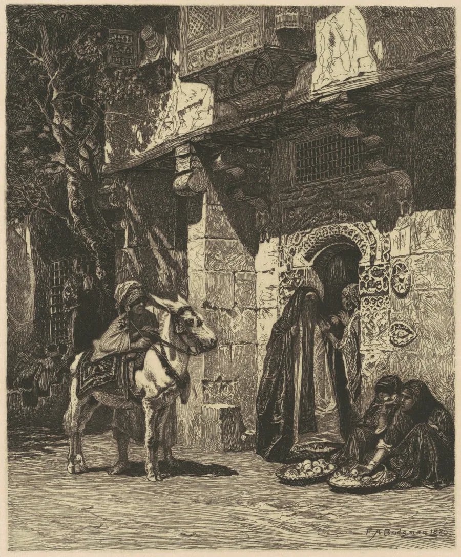 A Lady of Cairo Visiting by James David Smillie