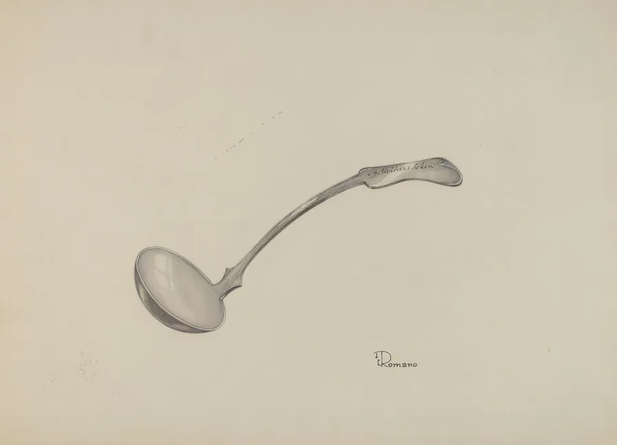Cream Ladle by Josephine C. Romano