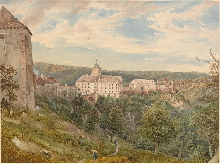 Eichhorn Castle at Evening by Josef Höger