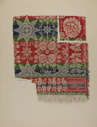 Damask Coverlet