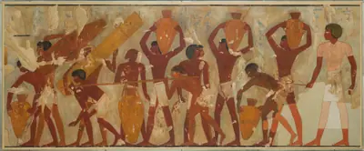 Wine and Papyrus for the Treasuries of Amun, Tomb of Rekhmire