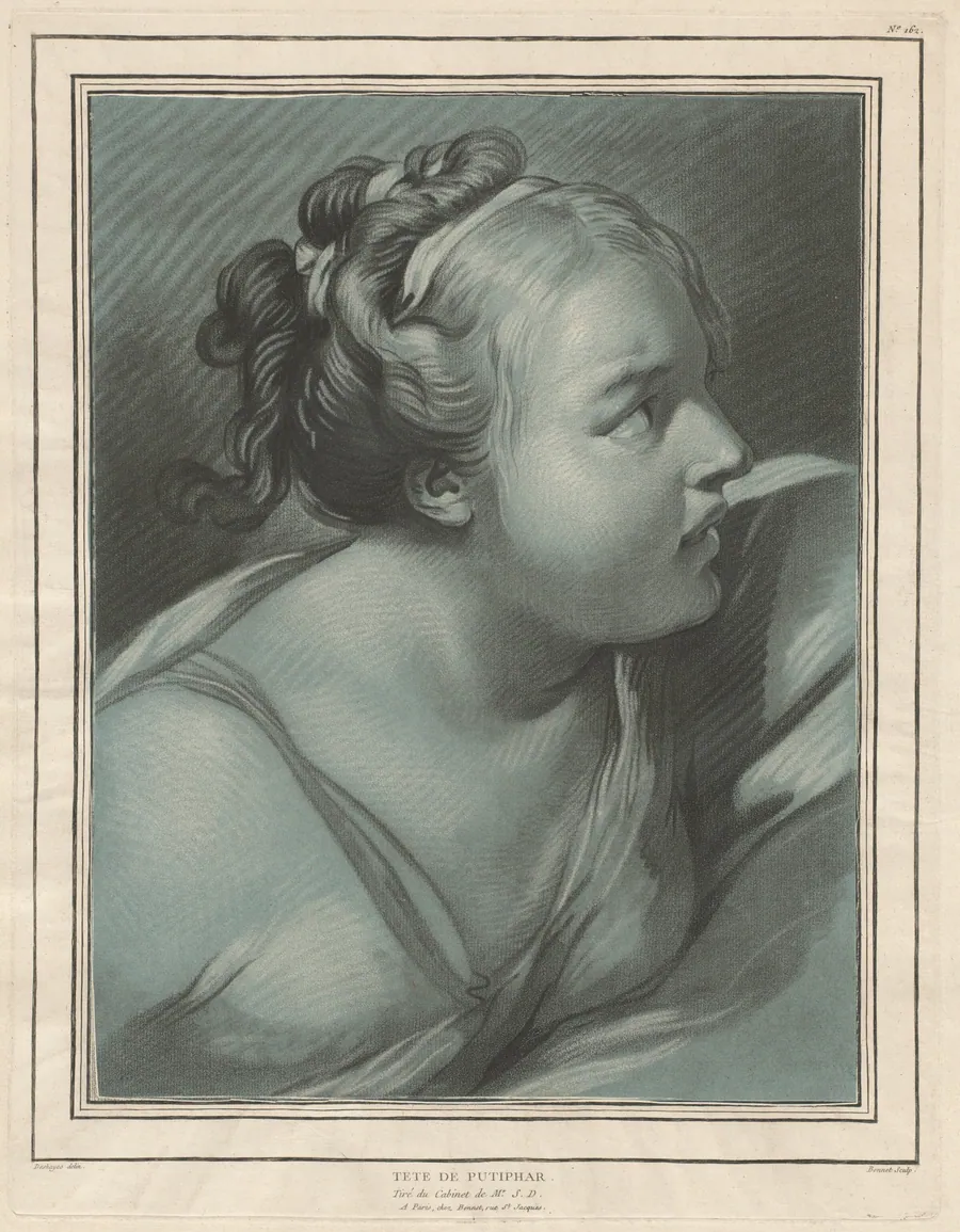 Tête de Putiphar (Head of Potiphar's Wife) by Louis-Marin Bonnet