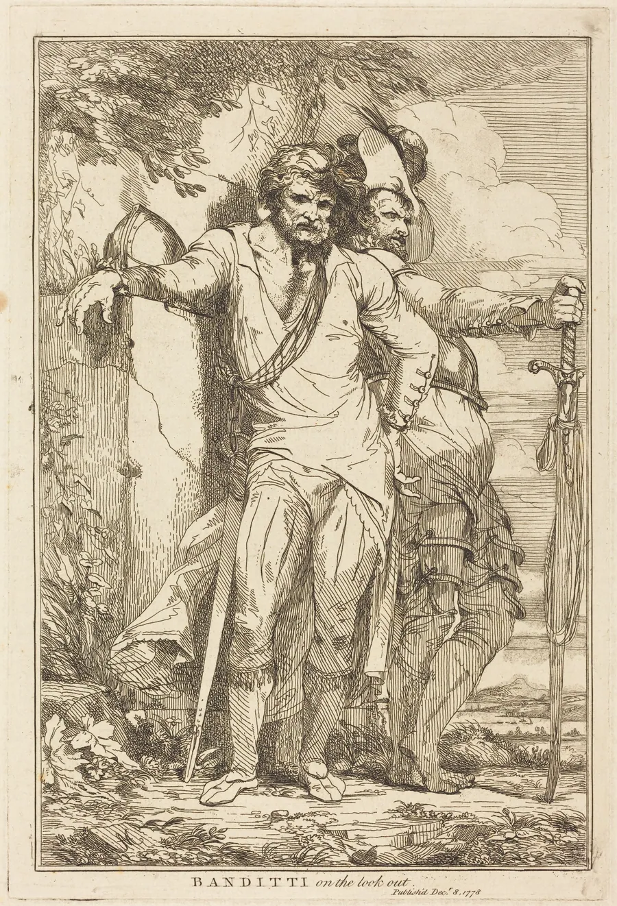 Banditti on the Look Out by John Hamilton Mortimer