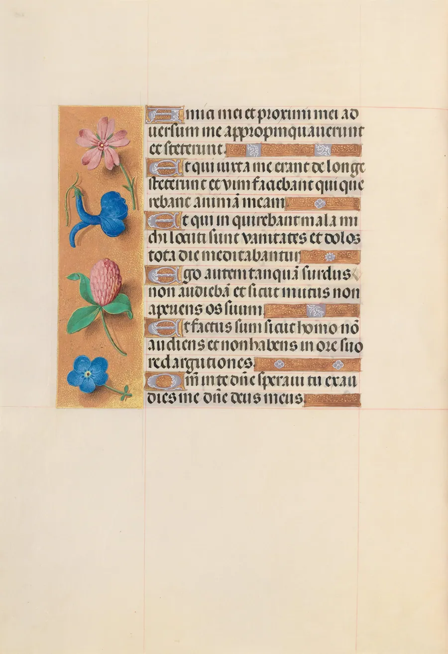 Hours of Queen Isabella the Catholic, Queen of Spain:  Fol. 203v by Master of the First Prayerbook of Maximillian