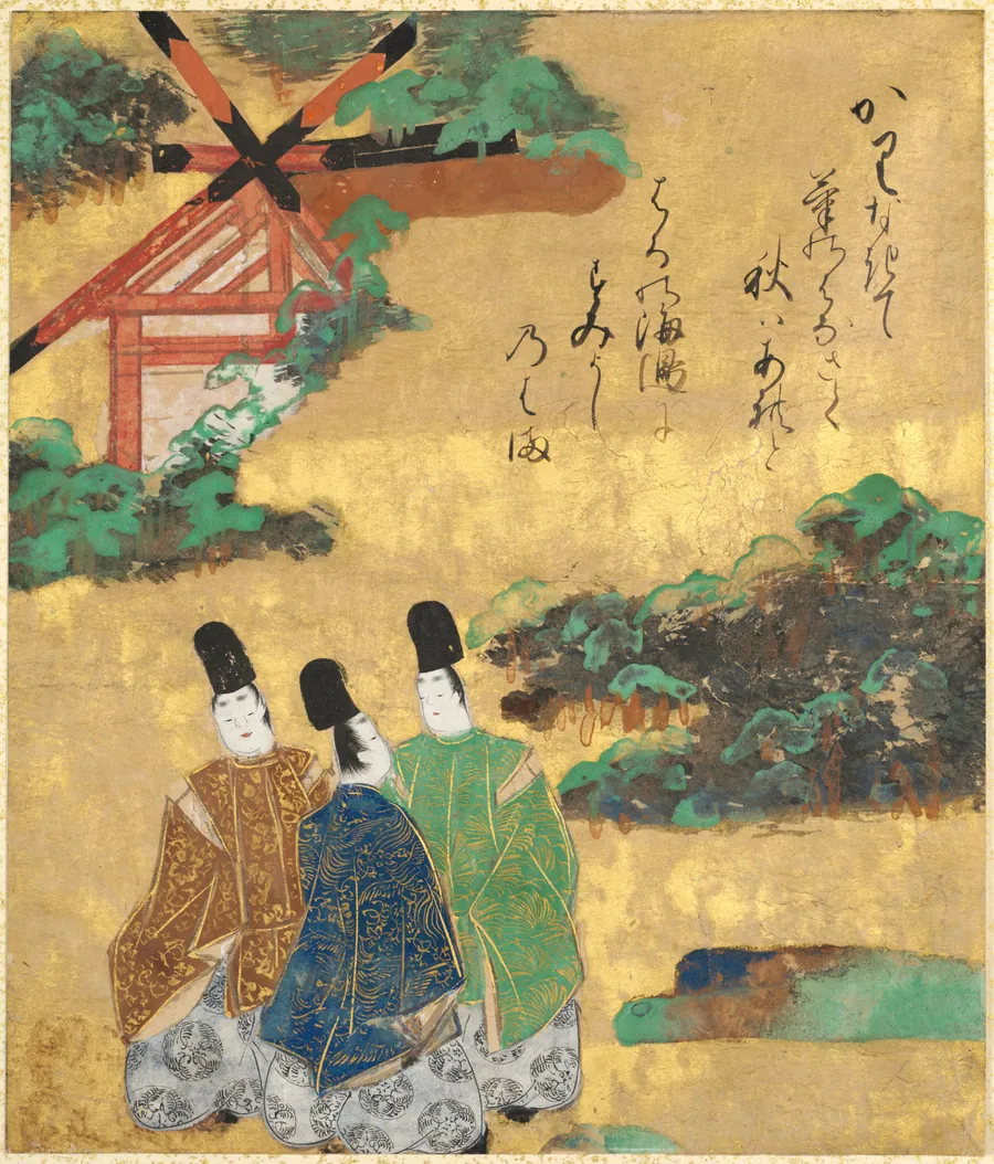 The Beach at Sumiyoshi from the Tales of Ise by Tawaraya Sōtatsu