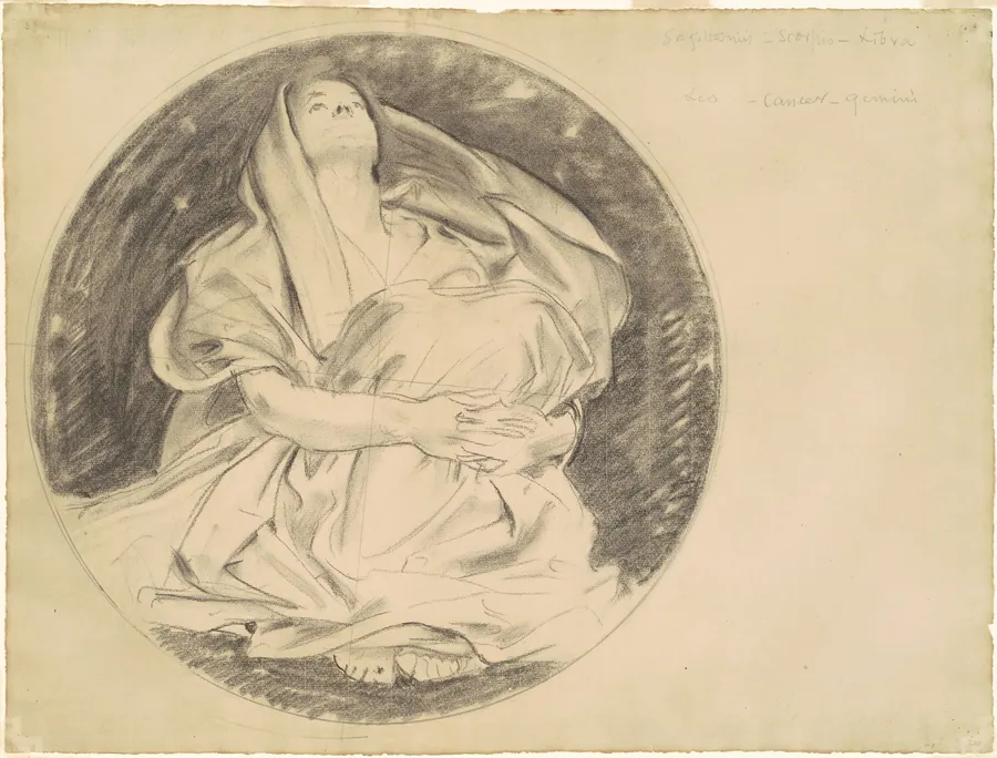 Study for "Astronomy" by John Singer Sargent
