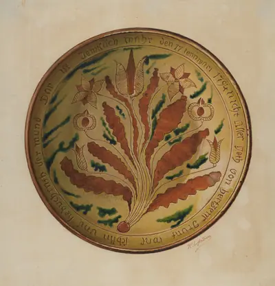 Pa. German Plate